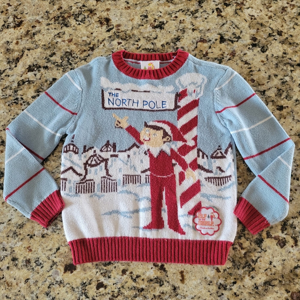 Elf on the Shelf Statement Sweater Size 4